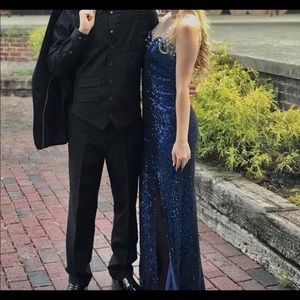 Blue Prom dress